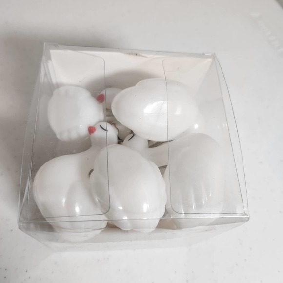 Ikea Lyskaede 10 Led Lights String Lights Swans with Gold Crowns Sealed Red Beak - Picture 8 of 15